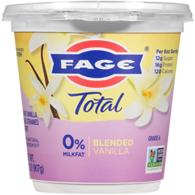 Fage Total 0% Vanilla 32 Oz - 32 OZ - Image 1