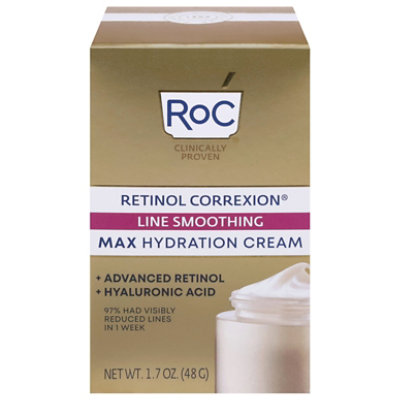 Roc Retinol Correxion Line Smoothing Max Hydration Cream - 1.7 OZ