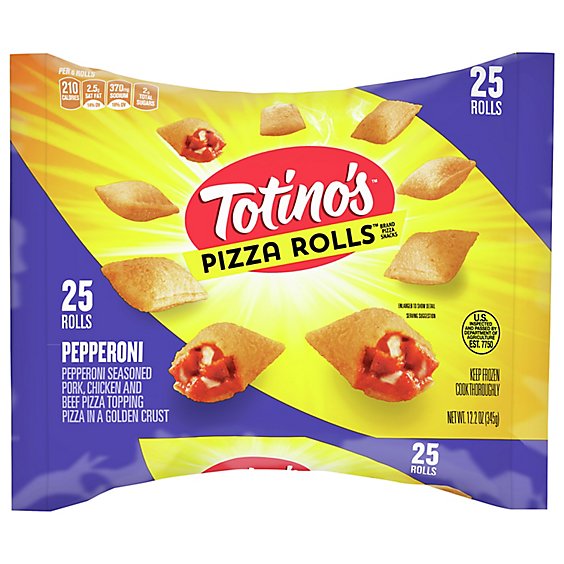 Totinos Pepperoni Pizza Rolls 25 Count - 12.2 OZ