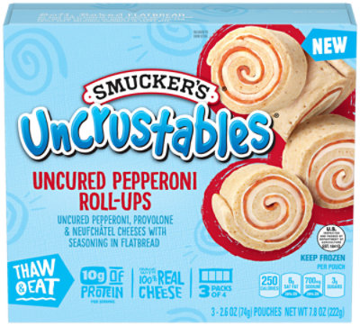 Smucker Uncrustable Roll Up Pepperoni 3 Count - 2.6 OZ - Image 1