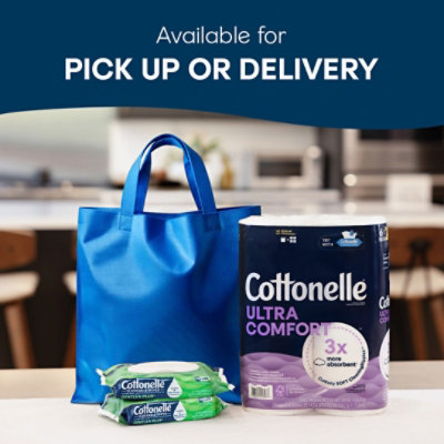 Cottonelle GentlePlus Flushable Wipes with Aloe & Vitamin E  4 Flip-Top Packs - 168 Wipes - Image 6