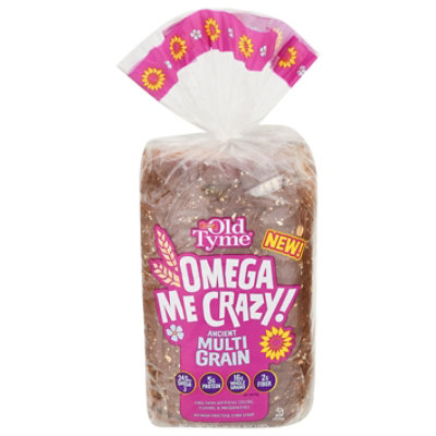 Schmidt Old Tyme Omega Me Crazy! Ancient Multigrain High Fiber Bread Loaf - 24 Oz - Image 3