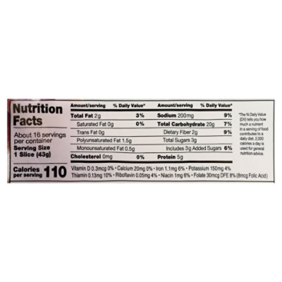 Schmidt Old Tyme Omega Me Crazy! Ancient Multigrain High Fiber Bread Loaf - 24 Oz - Image 3