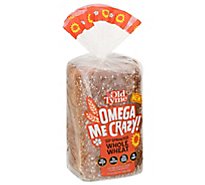 Old Tyme Omega Me Crazy 100% Sprouted Whole Wheat Bread 24 Oz - 24 OZ