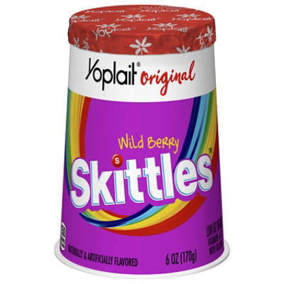 Yoplait Original Skittles Wild Berry Low Fat Yogurt - 6 OZ - Image 3