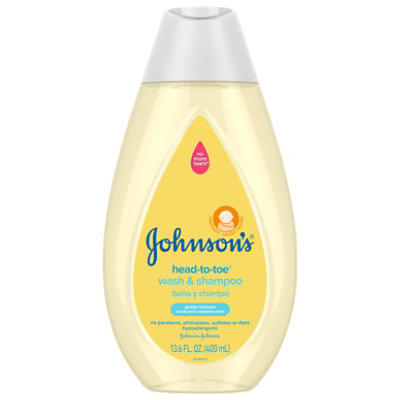 Johnsons Head-To-Toe Baby Wash & Shampoo - 13.6 Fl. OZ. - Image 3