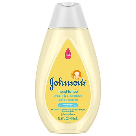 Johnsons Head-To-Toe Baby Wash & Shampoo - 13.6 Fl. OZ.