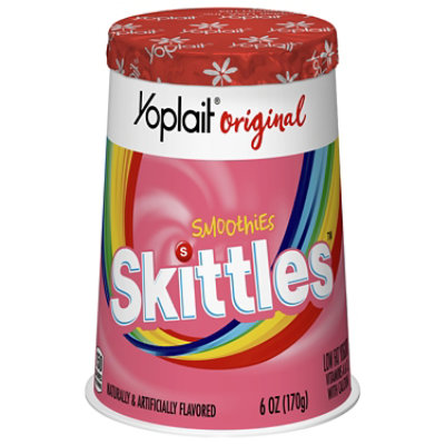 Yoplait Original Skittles Smoothie Low Fat Yogurt - 6 OZ - Image 3