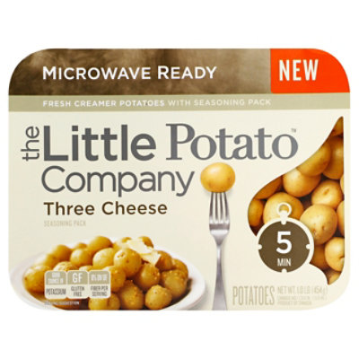 Potato Three Cheese Microwave Ready - 1 LB - Image 1