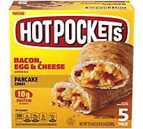 Hot Pockets Frozen Snack Pancake Crust Bacon Egg & Cheese Frozen Sandwiches - 21.25 OZ