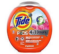 Tide April Fresh Plus Downy Liquid Laundry Detergent Pods - 61 CT