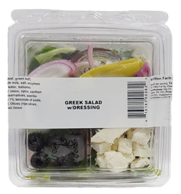 Fresh Creative Cuisine Greek Salad With Dressing - 8.6 OZ - Image 1