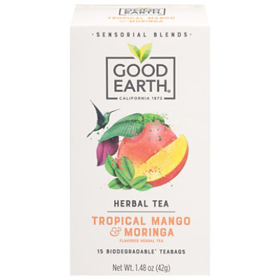 Good Earth Teas Tropical Mango & Moringa - 15 CT
