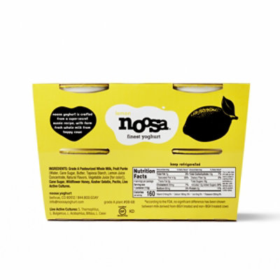 Noosa Yogurt Lemon - 4-4 OZ - Image 2