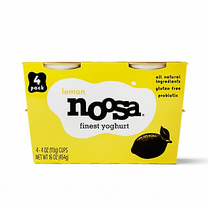 Noosa Yogurt Lemon - 4-4 OZ - Image 1