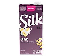 Silk 0g Sugar Shelf Stable Low Fat Non GMO Dairy Free Oat Milk - 32 Fl. Oz.