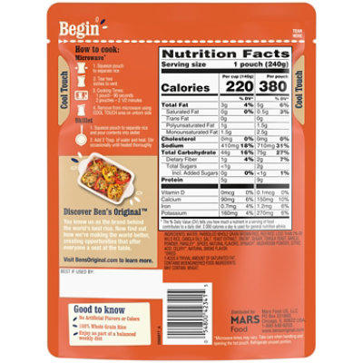 Ben's Original Ready Whole Grain Medley Brown And Wild Rice with Herbs and Spices Pouch - 8.5 Oz - Image 5
