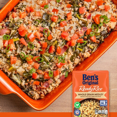 Ben's Original Ready Whole Grain Medley Brown And Wild Rice with Herbs and Spices Pouch - 8.5 Oz - Image 4