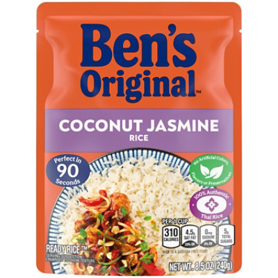 Ben's Original Ready Coconut Jasmine Rice Pouch - 8.5 Oz - Image 4