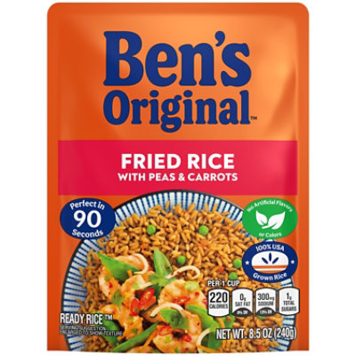 Ben's Original Ready Fried Rice with Peas And Carrots Pouch - 8.5 Oz - Image 4