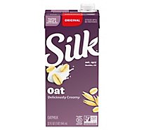 Silk Original Shelf Stable Non GMO Dairy Free Oat Milk - 32 Fl. Oz.
