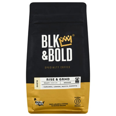 Blk & Bold Rise & Grnd Medium Roast Ground Coffee - 12 OZ - Image 3