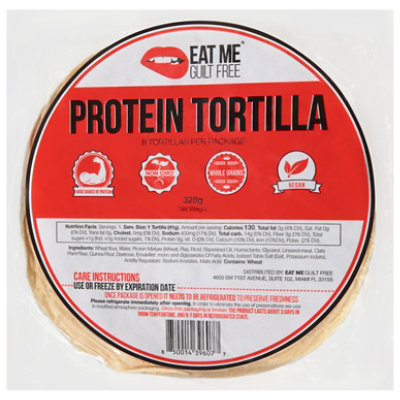 Eat Me Guilt Free Tortilla Protein - 11.56 OZ