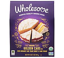 Wholesome Organic Golden Cake Baking Mix - 16 OZ