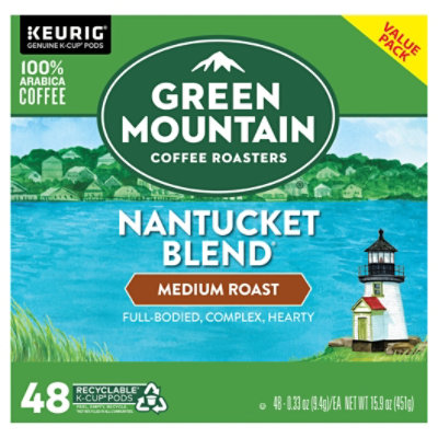 Green Mountain Coffee Roasters Nantucket Blend Medium Roast Coffee K Cup Pods - 48 Count - Image 4