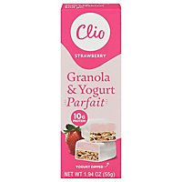 Clio Granola & Yogurt Parfait Bar Strawberry - 1.94 Oz - Image 2