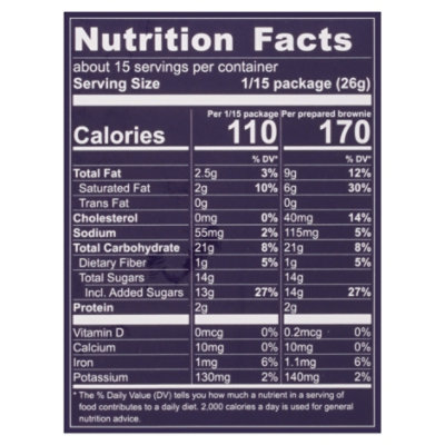 Wholesome Organic Dark Chocolate Brownie - 14 OZ - Image 4