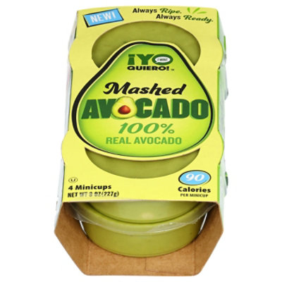 Yo Quiero! Avocado Mashed 4 count - 2 Oz Each