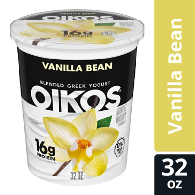 Oikos Blended Vanilla Bean Greek Nonfat Yogurt - 32 Oz - pavilions