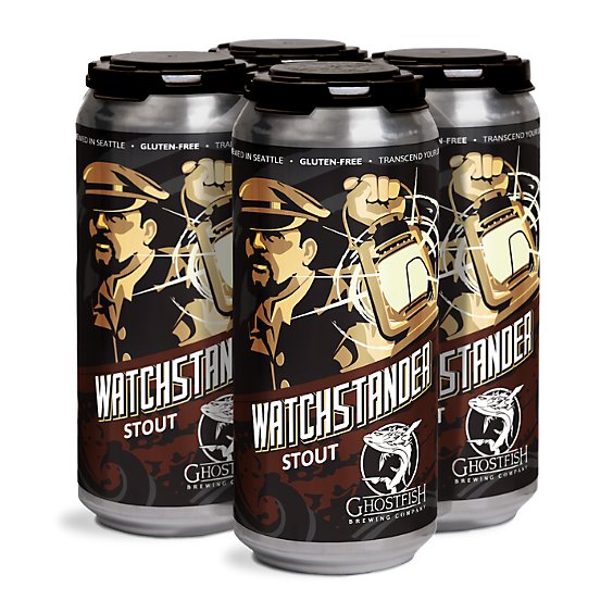 Ghostfish Brewing Company Watchstander Stout In Cans - 4-16 FZ