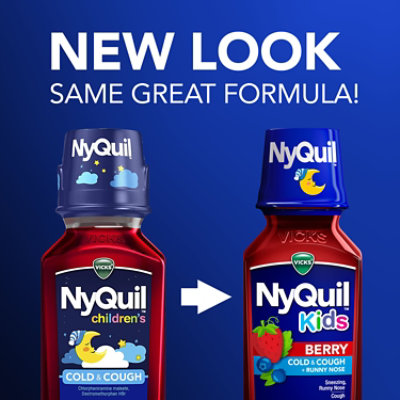 Vicks Child Nyquil Berry Nighttime Liquid - 8 FZ - Image 8