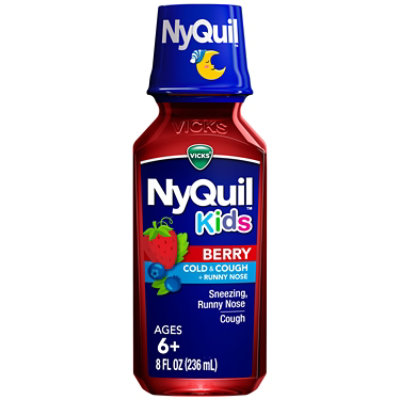 Vicks Child Nyquil Berry Nighttime Liquid - 8 FZ