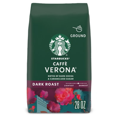 Starbucks Caffe Verona 100% Arabica Dark Roast Ground Coffee Bag - 28 Oz - Image 1