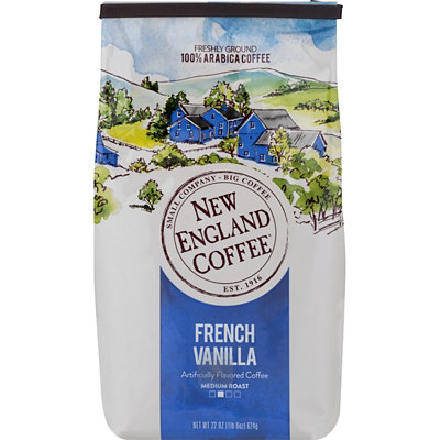 New England Coffee French Vanilla Coffee - 22 OZ - Image 1