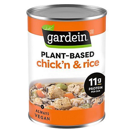 Gardein Plant Based Chickn & Rice Vegan Soup - 15 OZ