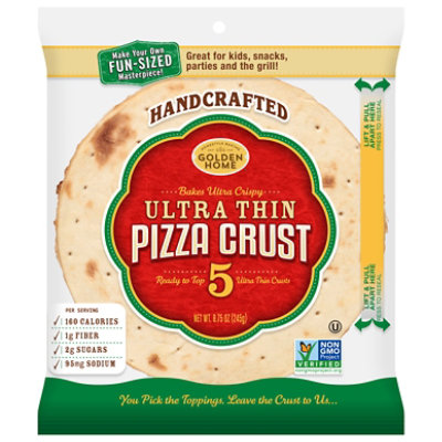 Golden Home Pizza Crust Ultra Thin 7in - 8.75 OZ - Image 1