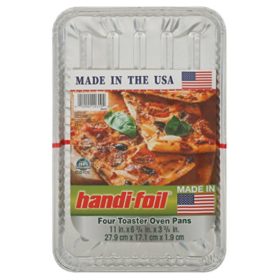 Handi Foil Toaster Oven Pan 4pk - 4 CT - Image 3