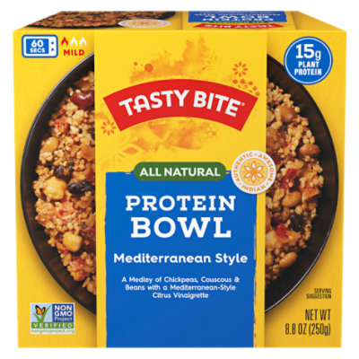 Tasty Bite Mild Mediterranean Style Protein Bowl - 8.8 Oz - Image 1