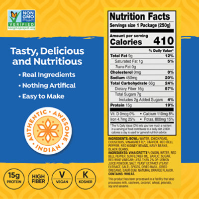 Tasty Bite Mediterranean-Inspired Protein Bowl - 8.8 Oz - Image 5