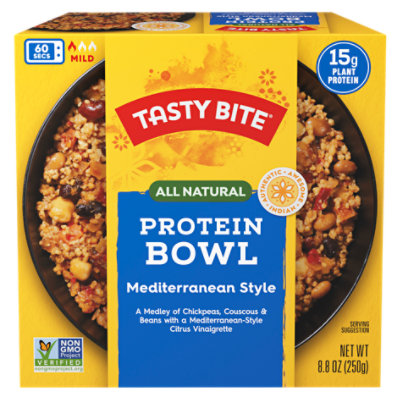 Tasty Bite Mild Mediterranean Style Protein Bowl - 8.8 Oz
