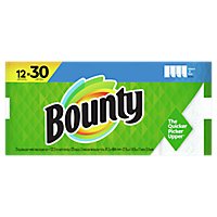 Bounty Select-a-size Roll White Base Paper Towel 12 Roll - 12 RL - Image 1