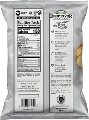 Deep River Snacks Sea Salt Kettle Chips - 1 Oz - Image 5