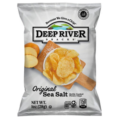 Deep River Snacks Sea Salt Kettle Chips - 1 Oz - Image 1