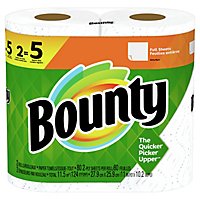 Bounty Base Paper Towel 2 Ply Regular Roll White - 2 RL - Image 1