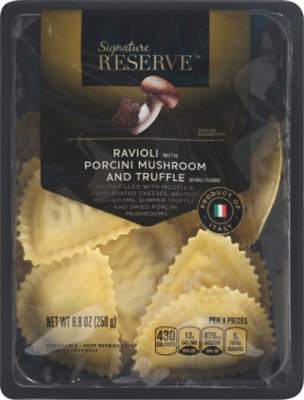 Signature Reserve Pasta Ravioli Porcini Mushroom Truffle - 8.8 OZ - Image 2