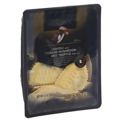 Signature Reserve Pasta Ravioli Porcini Mushroom Truffle - 8.8 OZ